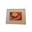 Grabado abstracto enmarcado rojo 75x95 - Imagen 1