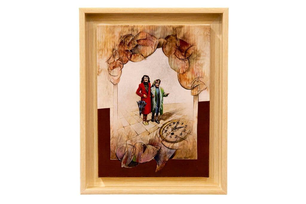 Impresión digital lienzo Las Marías enmarcada 25x18 - Imagen 1